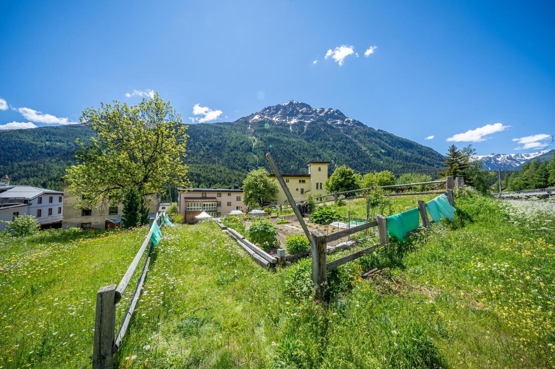 Chasa Plazza Gronda Apartment Lavin Bagian luar foto